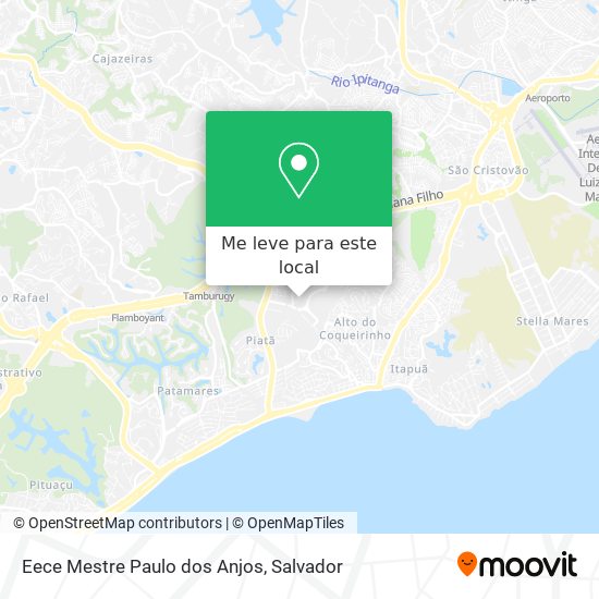 Eece Mestre Paulo dos Anjos mapa