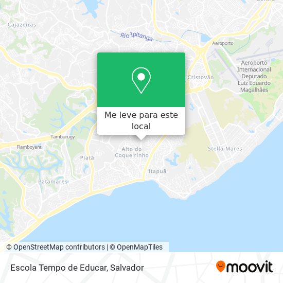 Escola Tempo de Educar mapa