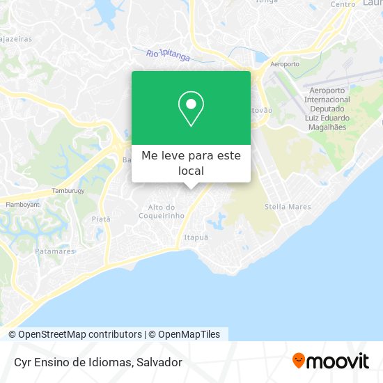 Cyr Ensino de Idiomas mapa