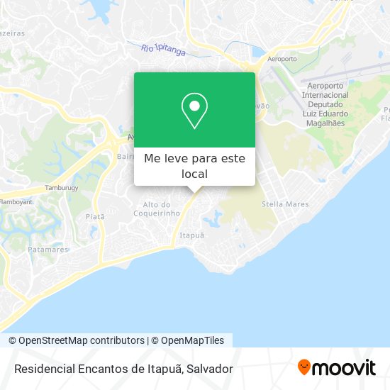 Residencial Encantos de Itapuã mapa