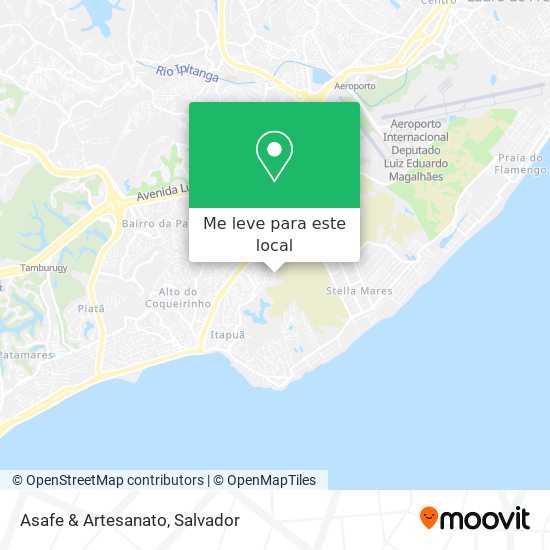 Asafe & Artesanato mapa