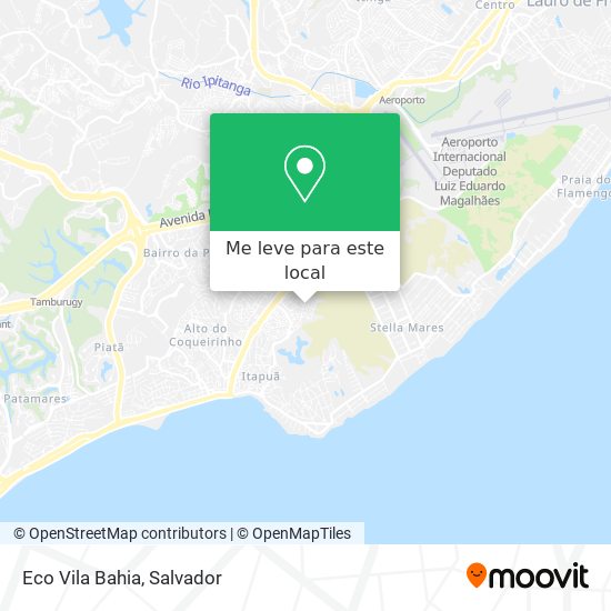 Eco Vila Bahia mapa
