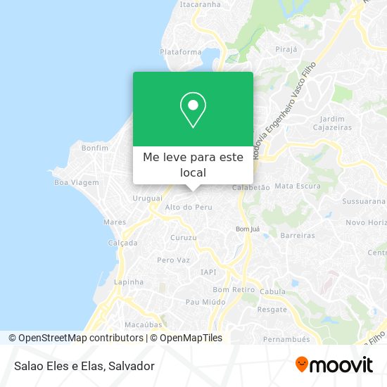 Salao Eles e Elas mapa