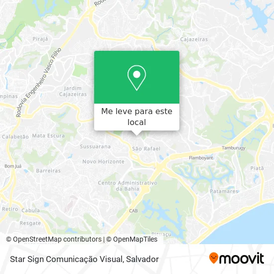 Star Sign Comunicação Visual mapa