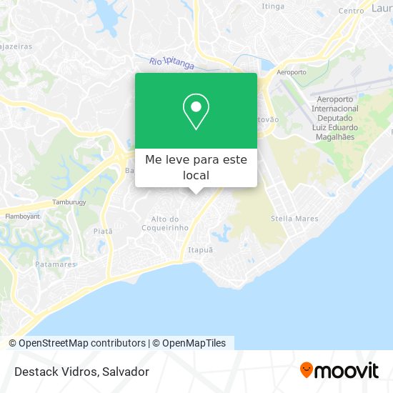 Destack Vidros mapa