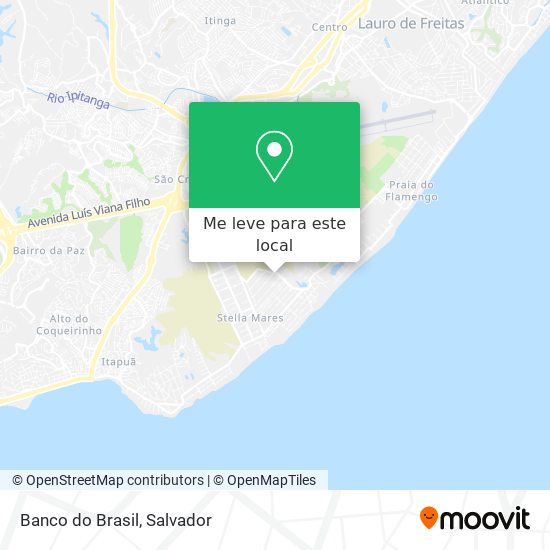Banco do Brasil mapa