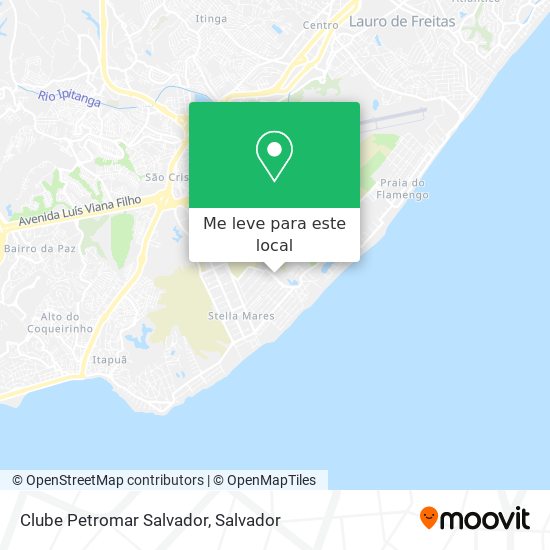 Clube Petromar Salvador mapa