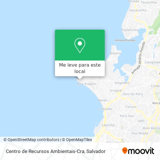 Centro de Recursos Ambientais-Cra mapa