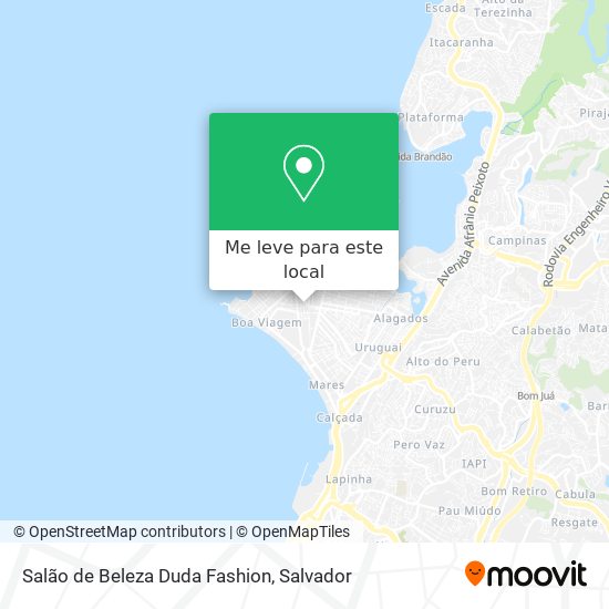 Salão de Beleza Duda Fashion mapa