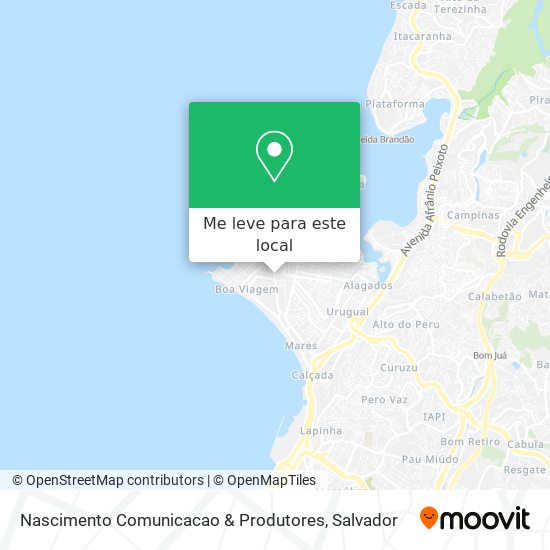 Nascimento Comunicacao & Produtores mapa