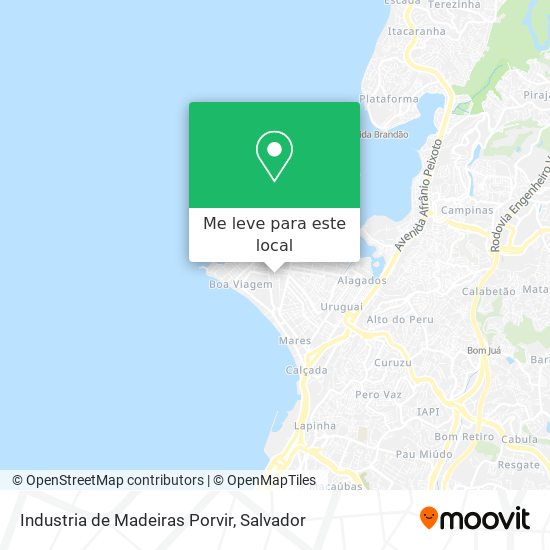 Industria de Madeiras Porvir mapa