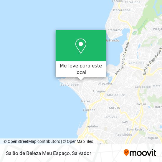 Salão de Beleza Meu Espaço mapa