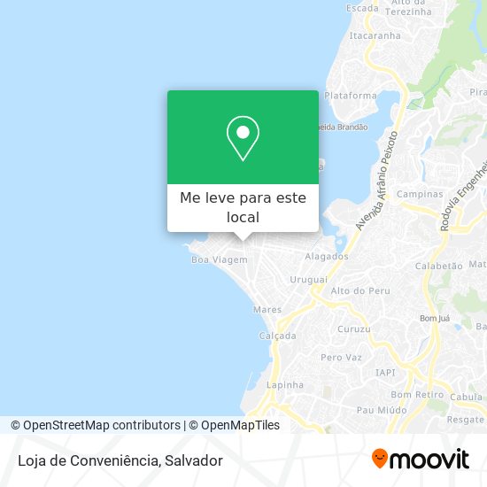 Loja de Conveniência mapa