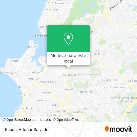 Escola Adonai mapa