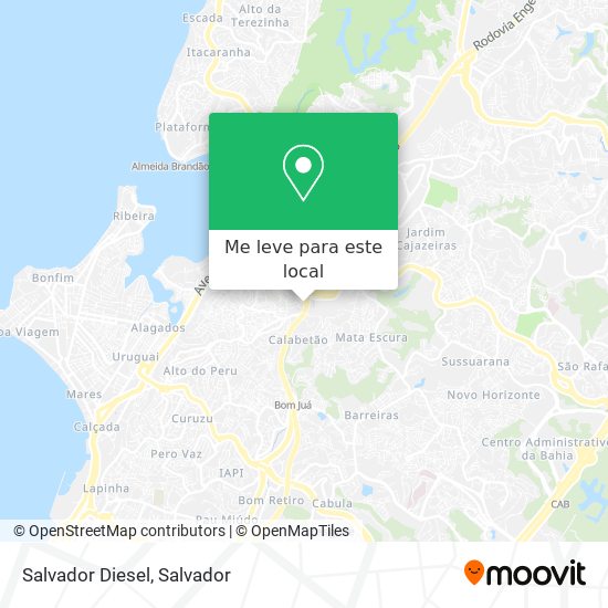 Salvador Diesel mapa