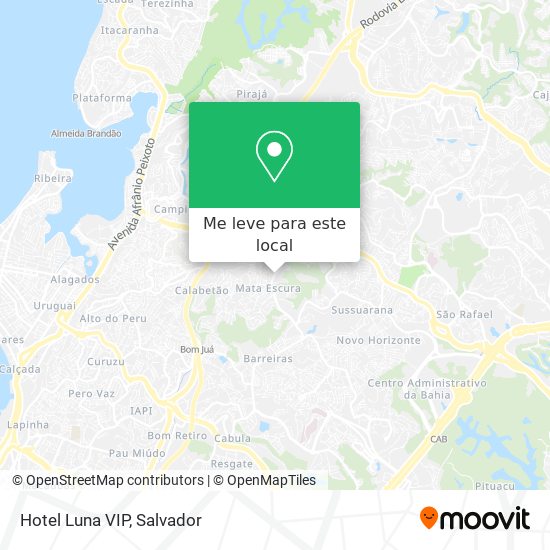 Hotel Luna VIP mapa
