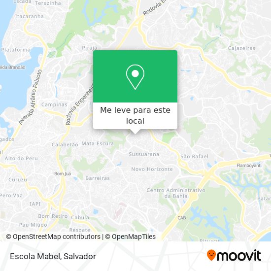 Escola Mabel mapa
