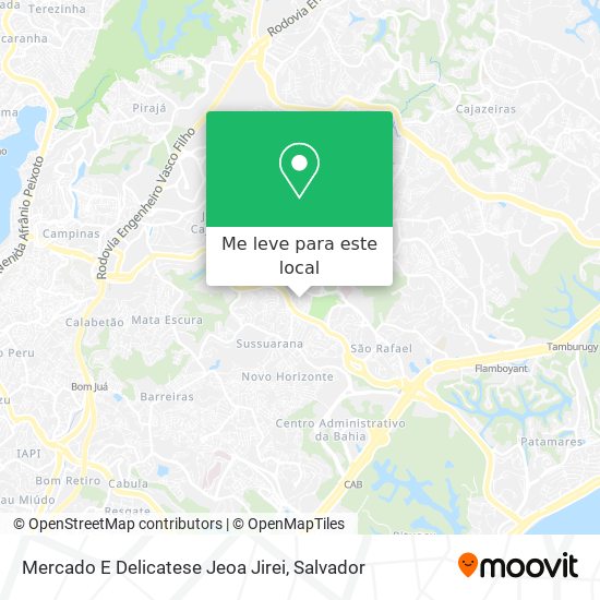 Mercado E Delicatese Jeoa Jirei mapa