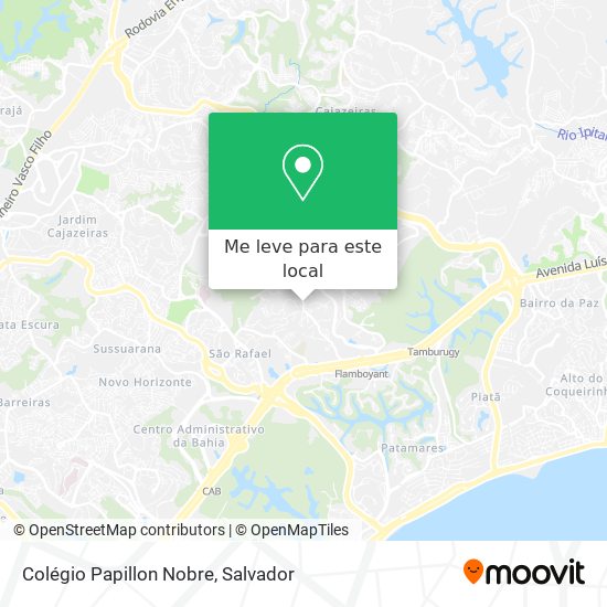 Colégio Papillon Nobre mapa