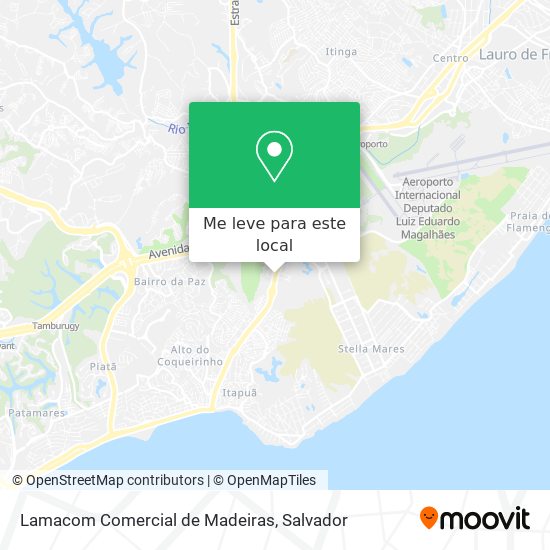 Lamacom Comercial de Madeiras mapa