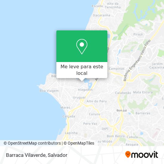 Barraca Vilaverde mapa