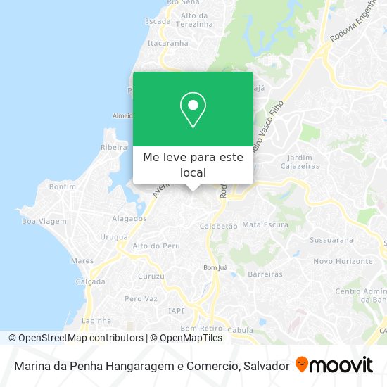 Marina da Penha Hangaragem e Comercio mapa