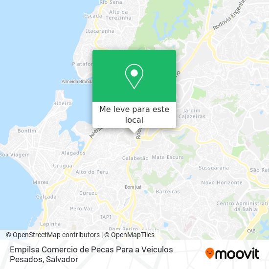 Empilsa Comercio de Pecas Para a Veiculos Pesados mapa