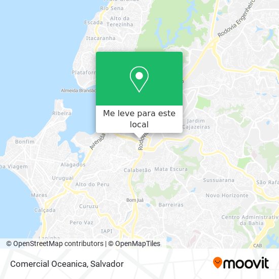 Comercial Oceanica mapa