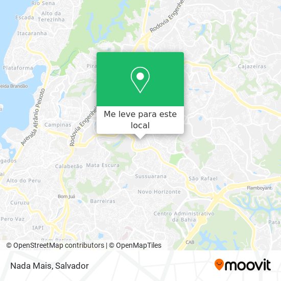 Nada Mais mapa