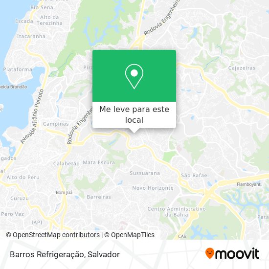 Barros Refrigeração mapa