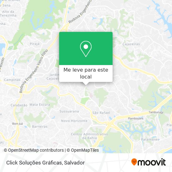 Click Soluções Gráficas mapa