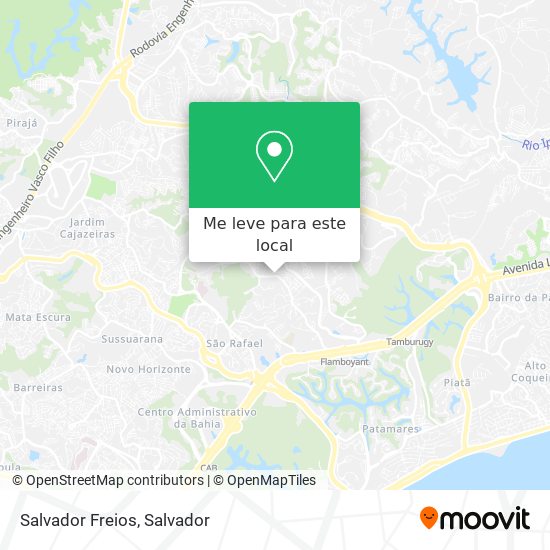 Salvador Freios mapa