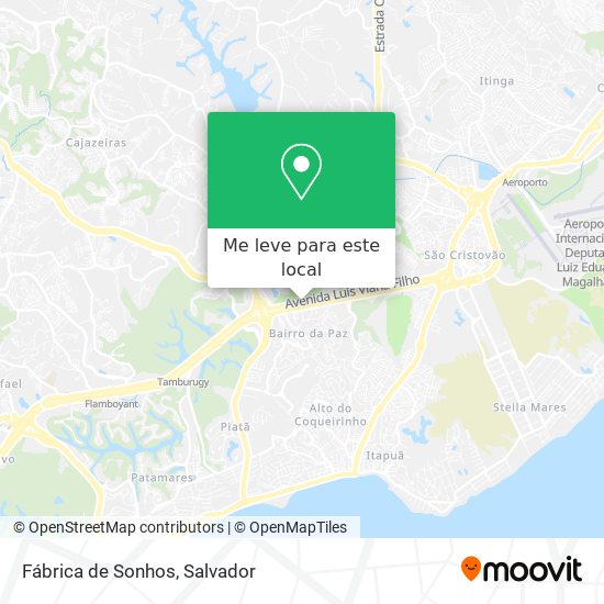 Fábrica de Sonhos mapa