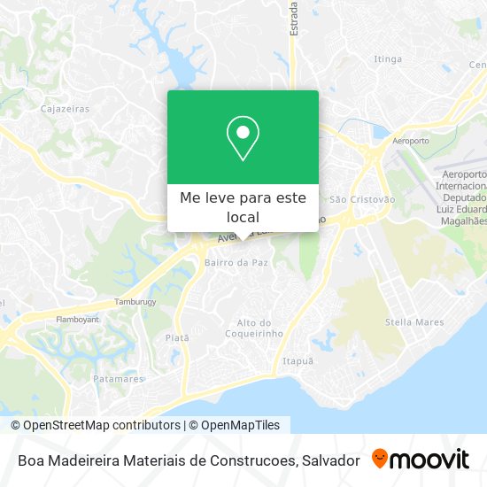 Boa Madeireira Materiais de Construcoes mapa