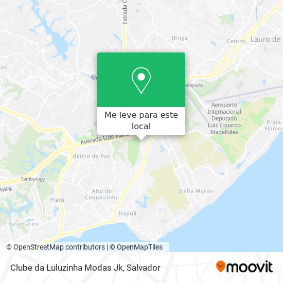 Clube da Luluzinha Modas Jk mapa