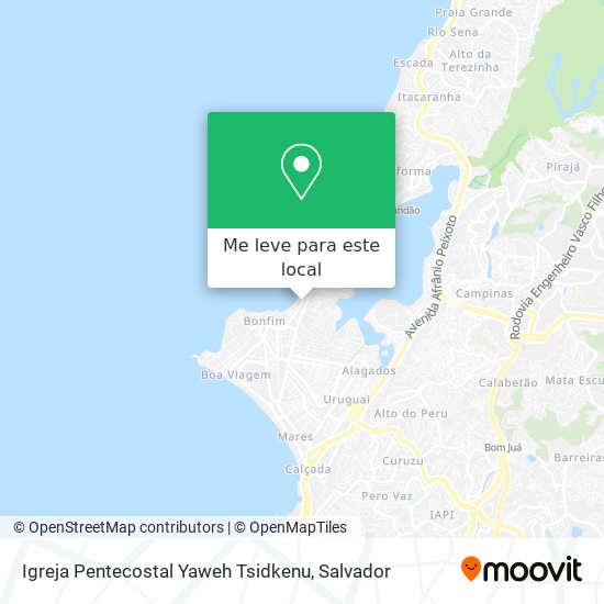 Igreja Pentecostal Yaweh Tsidkenu mapa