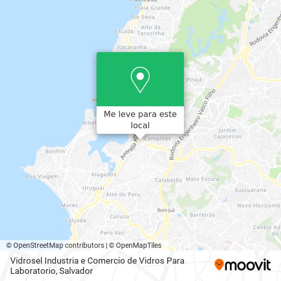 Vidrosel Industria e Comercio de Vidros Para Laboratorio mapa