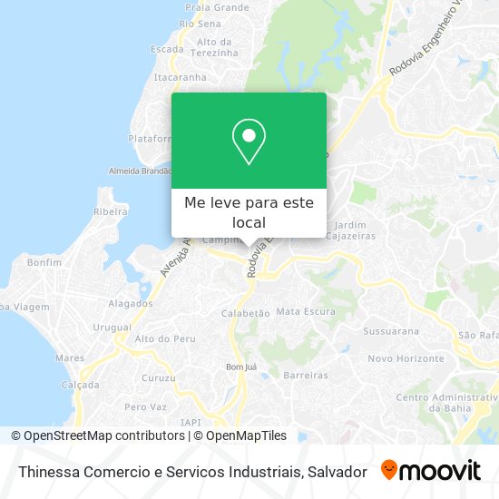 Thinessa Comercio e Servicos Industriais mapa