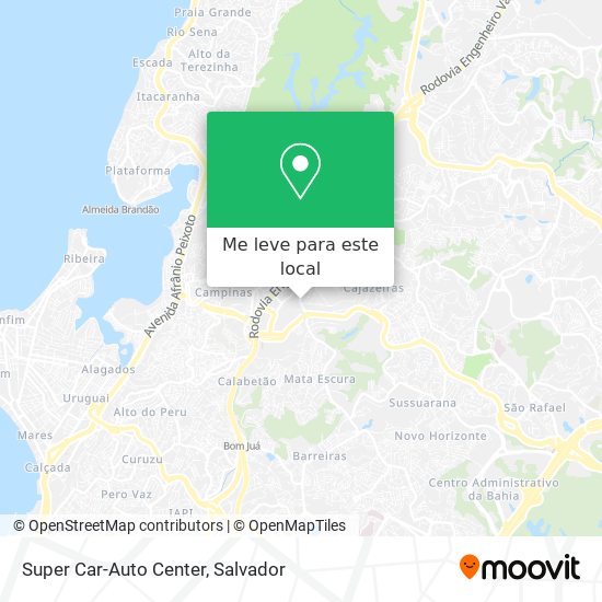 Super Car-Auto Center mapa