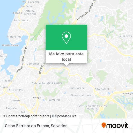 Celso Ferreira da Franca mapa