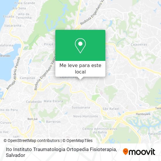 Ito Instituto Traumatologia Ortopedia Fisioterapia mapa