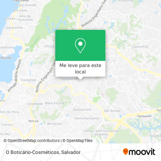 O Boticário-Cosméticos mapa