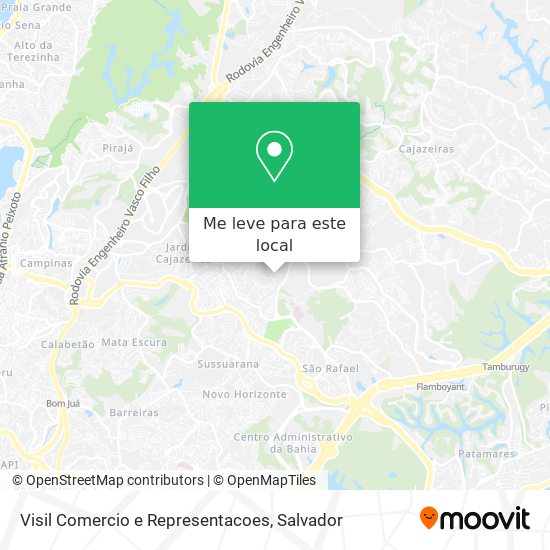 Visil Comercio e Representacoes mapa