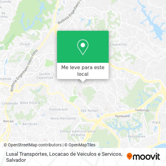 Lusal Transportes, Locacao de Veiculos e Servicos mapa