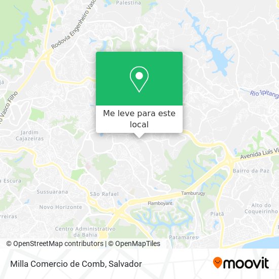Milla Comercio de Comb mapa
