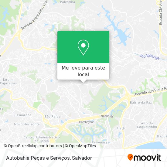 Autobahia Peças e Serviços mapa