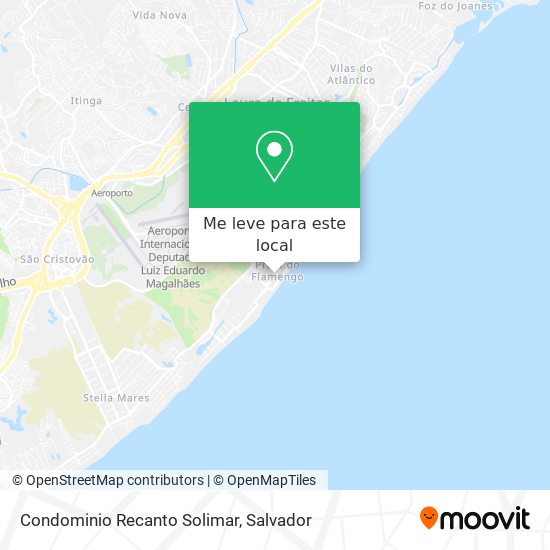 Condominio Recanto Solimar mapa