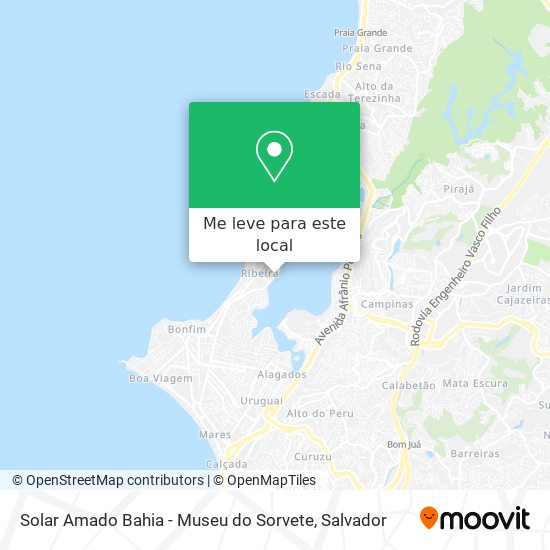 Solar Amado Bahia - Museu do Sorvete mapa