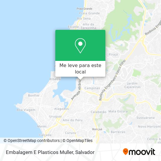 Embalagem E Plasticos Muller mapa