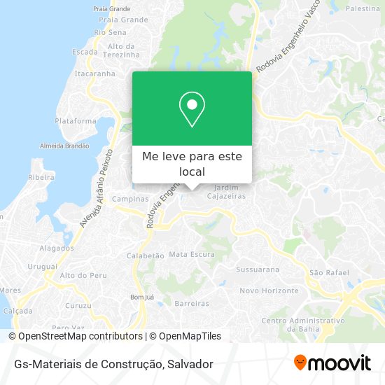 Gs-Materiais de Construção mapa